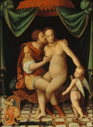 Mars i Un - Bernardino Lanino — widok dzieła