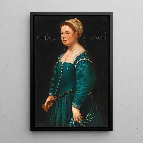 Bernardino Licinio - Portrait Of A Lady In A Green Dress.webp