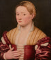 Portret pięknej Wenecjanki - Bernardino Licinio — widok dzieła