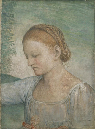 Bernardino Luini - Head of a Girl.webp