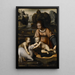 Reprodukcja obrazu Madonna z Dzieciątkiem z Świętym Janem Chrzcicielem i barankiem - Bernardino Luini