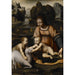 Reprodukcja obrazu Madonna z Dzieciątkiem z Świętym Janem Chrzcicielem i barankiem - Bernardino Luini