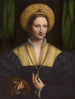 Portret damy - Bernardino Luini — widok dzieła