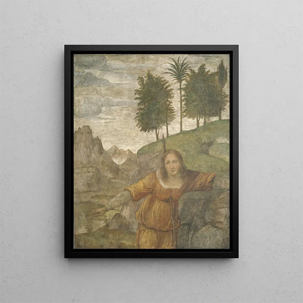 Procris przebitej przez oszczep Cepheusa - Bernardino Luini — oprawiony obraz na ścianie