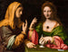 La Conversion de la Madeleine - Bernardino Luini — widok dzieła