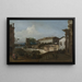 L'Écluse à Dolo - Bernardo Bellotto — oprawiony obraz na ścianie