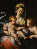 Matka Boska z Dzieciątkiem i małym świętym Janem Chrzcicielem - Bernardo Strozzi — widok dzieła
