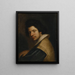 Portret mężczyzny z truskawką - Bernardo Strozzi — oprawiony obraz na ścianie