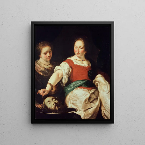 Salomé - Bernardo Strozzi — oprawiony obraz na ścianie