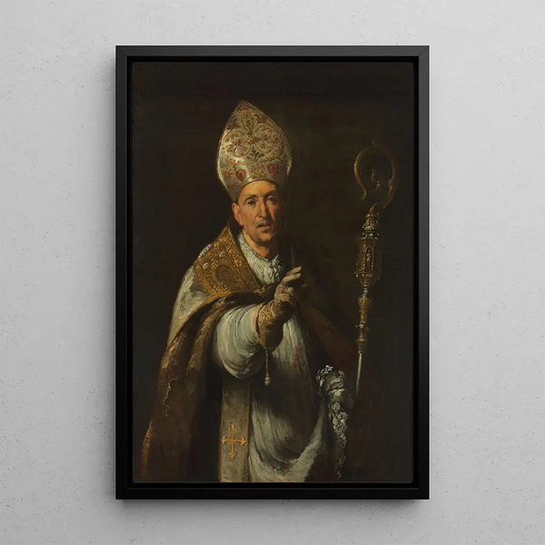 Reprodukcja obrazu Święty Gerard Sagredo, biskup Csandu - Bernardo Strozzi