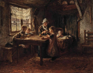 Bernardus Johannes Blommers - Eating apples.webp