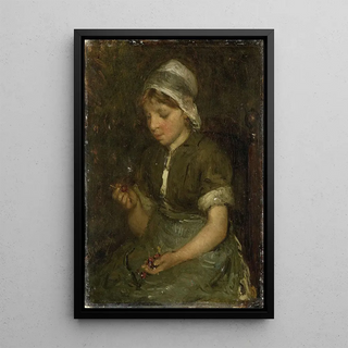 Bernardus Johannes Blommers - Girl with Cherries.webp