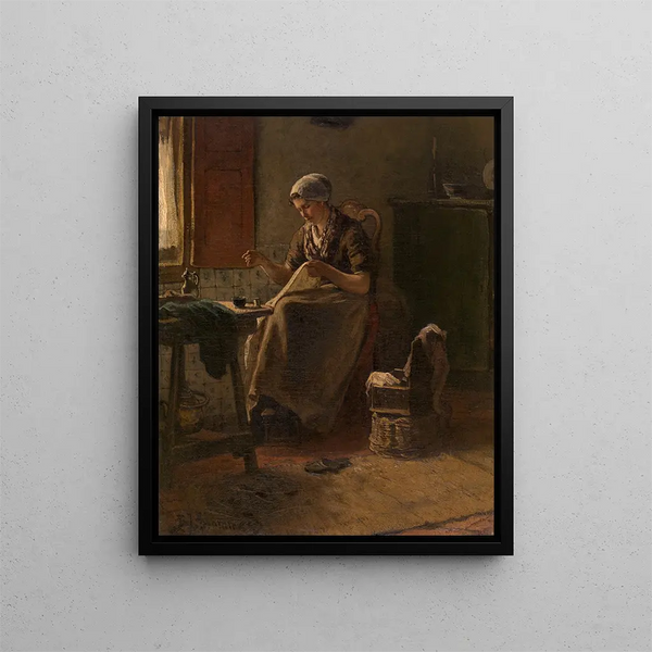 Wnętrza - Bernardus Johannes Blommers — oprawiony obraz na ścianie