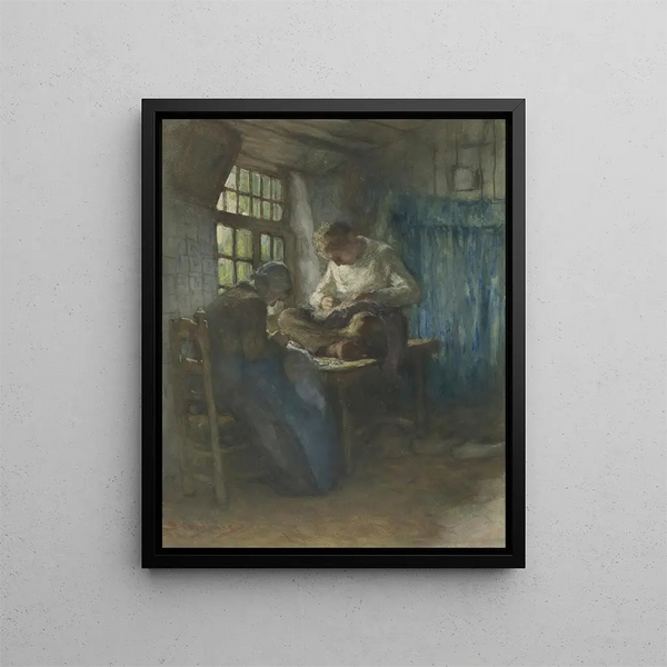 Les tailleurs de la ville - Bernardus Johannes Blommers — oprawiony obraz na ścianie
