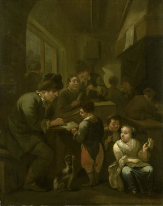 Le maître d'école - Bernardus van Schijndel — widok dzieła