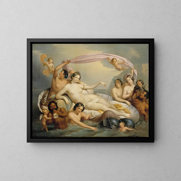 Le Triomphe de Galatée - Berndt Abraham Godenhjelm — oprawiony obraz na ścianie