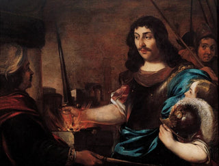 L'héroïsme de Caius Mucius Scaevola - Bernhard Keil — widok dzieła