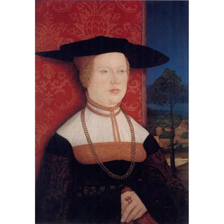 Portret Margarethe Rott z domu Vhlin - Bernhard Strigel — widok dzieła