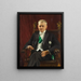 Portret gubernatora Henninga Elmquista - Bernhard Störmann — oprawiony obraz na ścianie