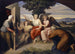 Anioły z Abrahamem - Bernhard von Neher młodszy — widok dzieła