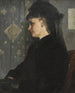 Kobieta w czerni - Bertha Wegmann — widok dzieła