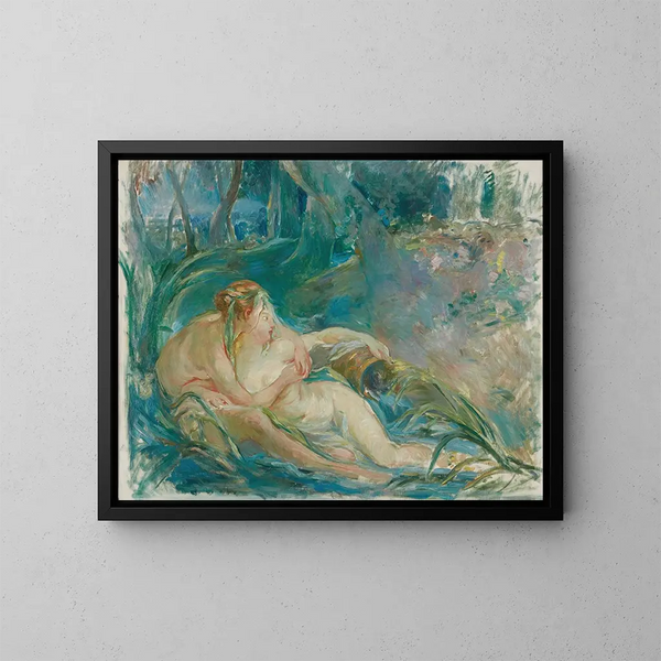 Apollon ukazujący swoją boskość pasterce - Berthe Morisot — oprawiony obraz na ścianie