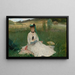 Lecture - Berthe Morisot — oprawiony obraz na ścianie
