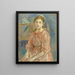 Dziewczyna artysty z papugą - Berthe Morisot — oprawiony obraz na ścianie