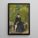 Reprodukcja obrazu Siostra artysty, Edma, siedząca w parku - Berthe Morisot