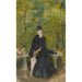 Reprodukcja obrazu Siostra artysty, Edma, siedząca w parku - Berthe Morisot