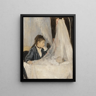 Le berceau - Berthe Morisot — oprawiony obraz na ścianie