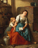 La lettre - Berthold Woltze — widok dzieła