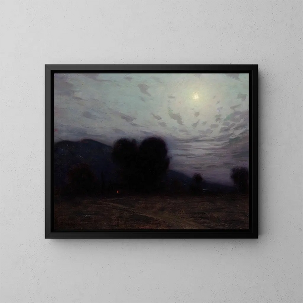 pejzażu w świetle księżyca - Birge Harrison — oprawiony obraz na ścianie