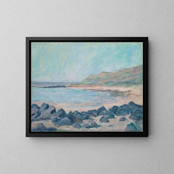 nadbrzeża morskiego - Blanche Hoschedé-Monet — oprawiony obraz na ścianie