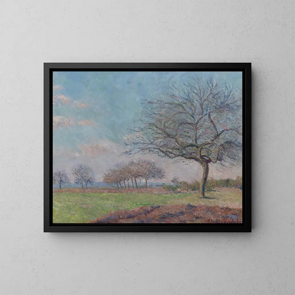 Giverny - Blanche Hoschedé-Monet — oprawiony obraz na ścianie