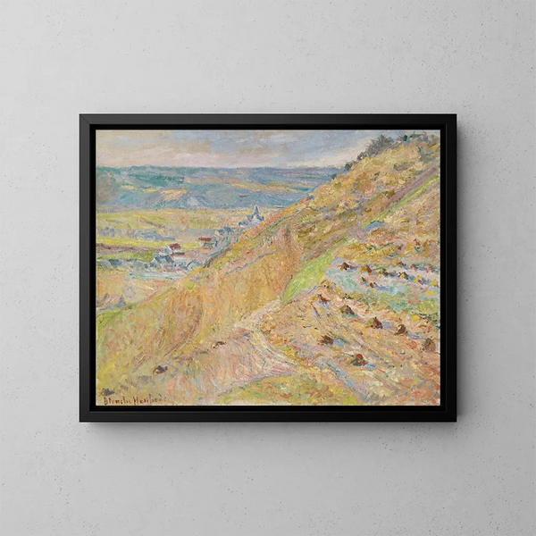La Côte à Giverny - Blanche Hoschedé-Monet — oprawiony obraz na ścianie