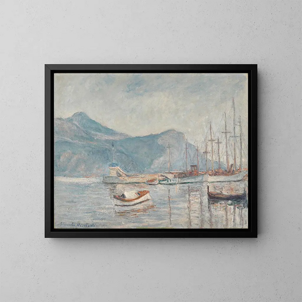 Jezioro - Blanche Hoschedé-Monet — oprawiony obraz na ścianie
