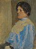 portret matki artysty - Bohumil Kubišta — widok dzieła