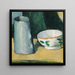 Bol i dzbanek na mleko - Paul Cézanne — oprawiony obraz na ścianie