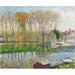 Reprodukcja obrazu Bords du Loing à Moret - Camille Pissarro