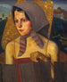 wiejski rosyjski - Boris Grigoriev — widok dzieła