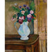 Reprodukcja obrazu Bukiet Róż, Niebieskie Chabry i Paprocie - Suzanne Valadon