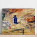 Reprodukcja obrazu niebieskich butelek i kurczaka - James Ensor