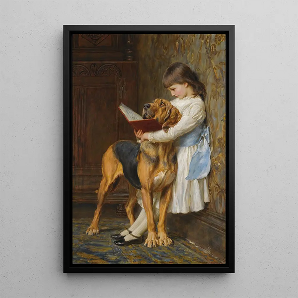 Instruction obligatoire - Briton Rivière — oprawiony obraz na ścianie
