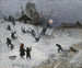 Sanie - Bruno Liljefors — widok dzieła