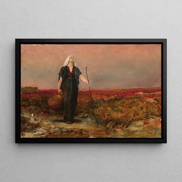 Bruno Piglhein - Blind woman in the field.webp