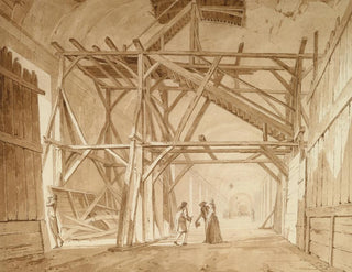 CONSTANT BOURGEOIS - The Great Gallery in the Louvre.webp
