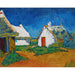 Reprodukcja obrazu Białe chaty w Saintes-Maries - Vincent van Gogh