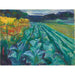 Reprodukcja obrazu Pole Kapusty - Edvard Munch