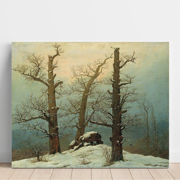 Reprodukcja obrazu Cairn sous la neige - Caspar David Friedrich